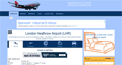 Desktop Screenshot of airports-london.info