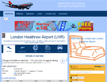 Tablet Screenshot of airports-london.info